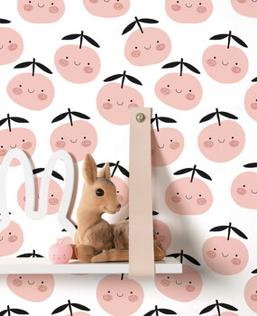 Children's wallpaper Pink Cherish, pink, washable Children's wallpaper Pink Cherish, pink, washable