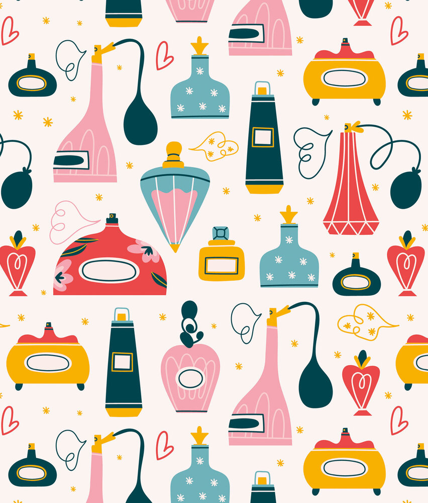 Kindertapete, Playful Fragrance, bunt, waschbar Kindertapete, Playful Fragrance, bunt, waschbar