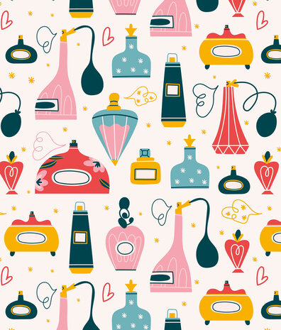 Children's wallpaper, Playful Fragrance, colorful, washable Children's wallpaper, Playful Fragrance, colorful, washable