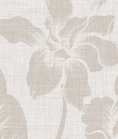Blumentapete Classical Flowers, beige, waschbar Blumentapete Classical Flowers, beige, waschbar