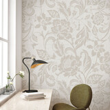 Blumentapete Classical Flowers, beige, waschbar Blumentapete Classical Flowers, beige, waschbar