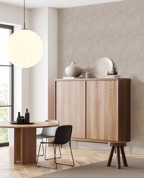 Grafisch behang Sakura Waves, beige, afwasbaar Grafisch behang Sakura Waves, beige, afwasbaar