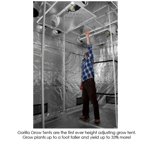 Gorilla Gorilla kweektent (GGT48) 122x244x210cm Gorilla Gorilla kweektent (GGT48) 122x244x210cm