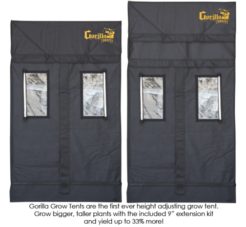 Gorilla Gorilla Kweektent (GGT33 SH) 92x92x150 Gorilla Gorilla Kweektent (GGT33 SH) 92x92x150