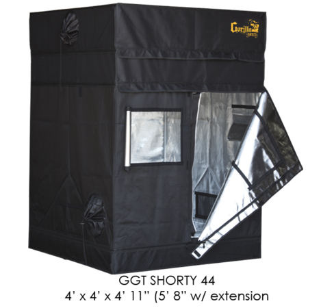 Gorilla Gorilla Kweektent (GGT44 SH) 122x122x150cm Gorilla Gorilla Kweektent (GGT44 SH) 122x122x150cm