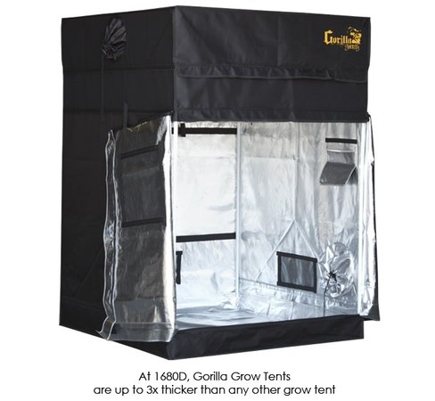 Gorilla Gorilla Kweektent (GGT44 SH) 122x122x150cm Gorilla Gorilla Kweektent (GGT44 SH) 122x122x150cm