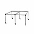 Table de culture 94.5x94cm avec roues Table de culture 94.5x94cm avec roues
