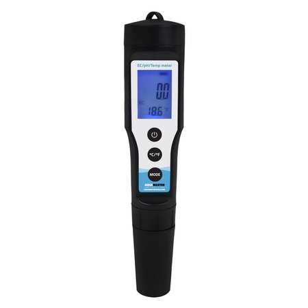 Aquamaster Aquamaster P100 Pro PH/EC/Temp pin combimeter Aquamaster Aquamaster P100 Pro PH/EC/Temp pin combimeter