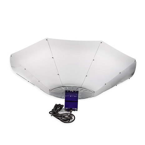 Lumatek Lumatek Parabolic Reflektor Ø100cm | Turrican White Lumatek Lumatek Parabolic Reflektor Ø100cm | Turrican White