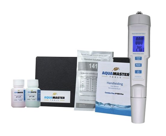 Aquamaster Aquamaster Set 150 Pro PH/EC/CF/PPM/Temp Pen Kombimeter Aquamaster Aquamaster Set 150 Pro PH/EC/CF/PPM/Temp Pen Kombimeter