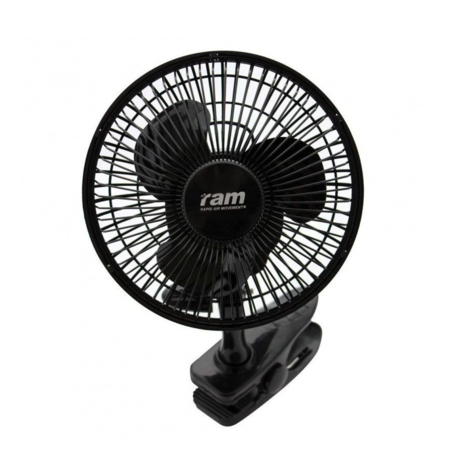 RAM RAM clip fan 15cm ø - 15W RAM RAM clip fan 15cm ø - 15W