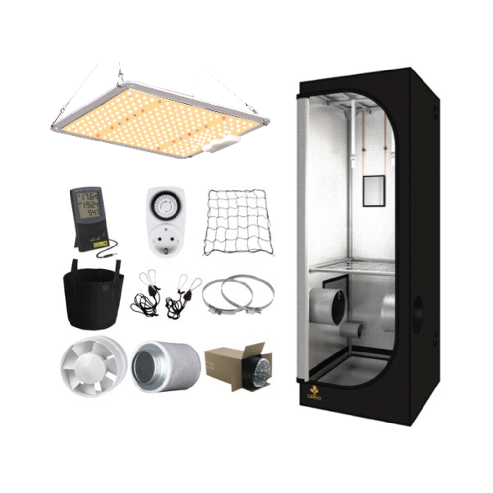 Complete grow tent 60x60 Quantum Board Grow kits 60x60