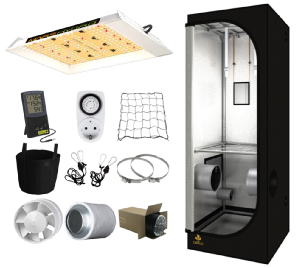 Tente De Culture Complète Avec LED – Kit Jardinage Intérieur | Tente Croissance Plantes Filtre Charbon - 8