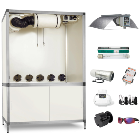 G-Tools Bonanza Growschrank - Dimmable HPS 600w (1m²) G-Tools Bonanza Growschrank - Dimmable HPS 600w (1m²)