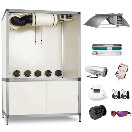 G-Tools Bonanza Growschrank - Dimmable HPS 600w (1m²) G-Tools Bonanza Growschrank - Dimmable HPS 600w (1m²)