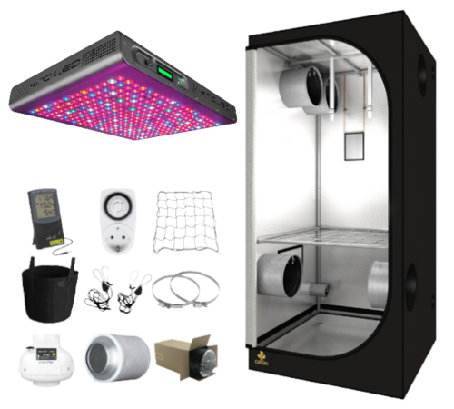 Kind Led Complete grow tent 120x120 Child Led