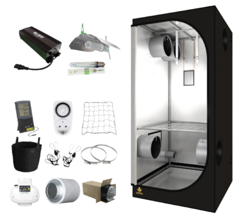 Lumii Complete kweektent 120x120 HPS 600W Lumii Complete kweektent 120x120 HPS 600W