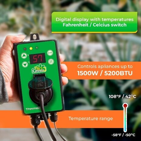 Biogreen BioGreen Digitale Thermostaat