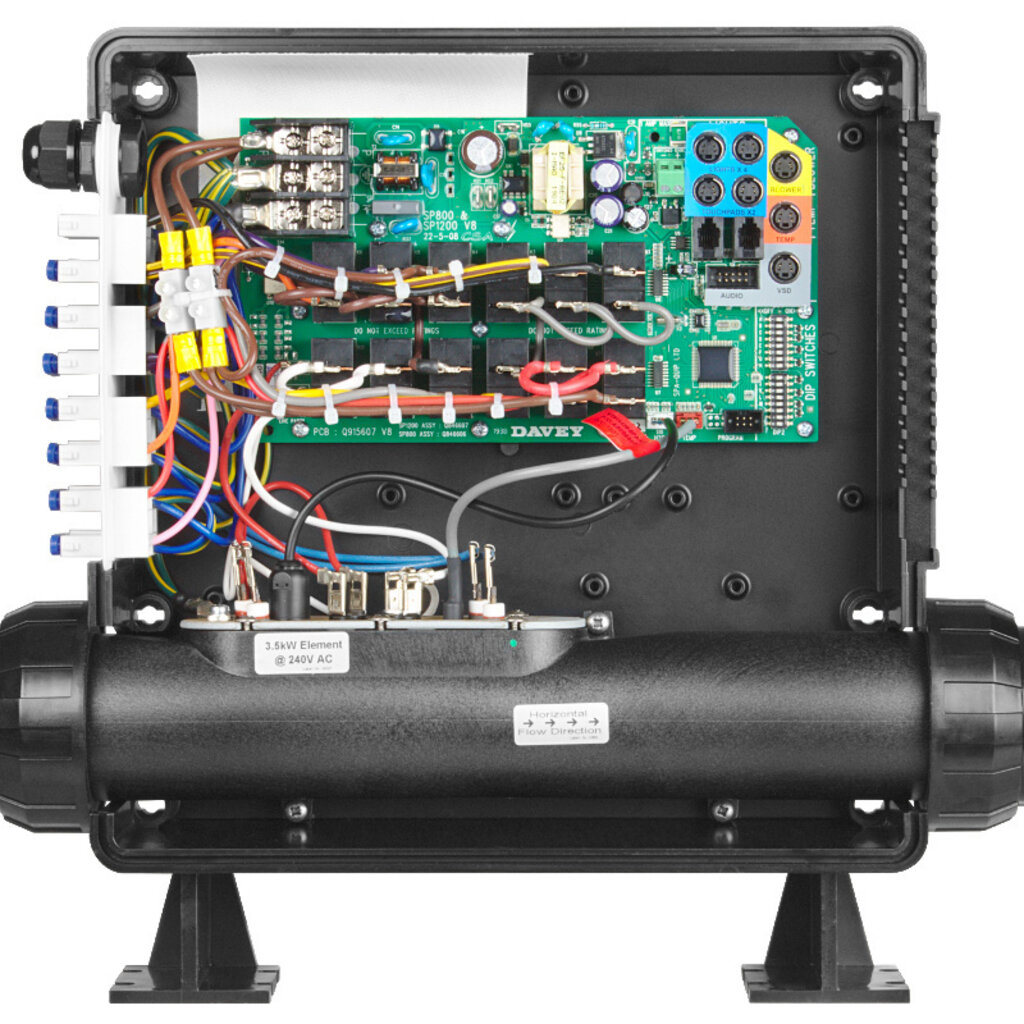Davey Spa Power SP1200 3,5 Kw besturingssysteem