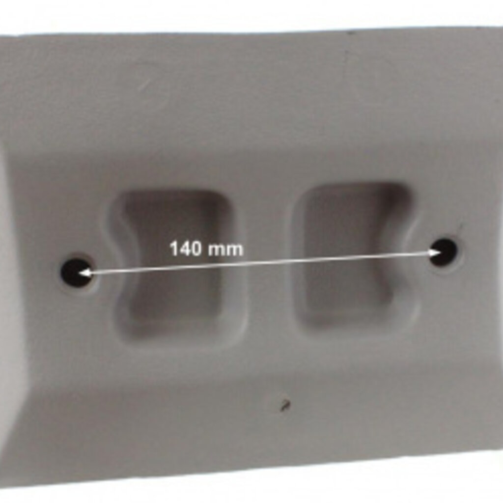 Wellis Wellis AF00031 vierkant hoofdsteun