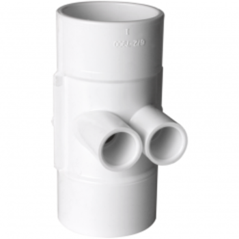 Waterway Europe 2" F/F Manifold met 2 uitgangen 1/2" F