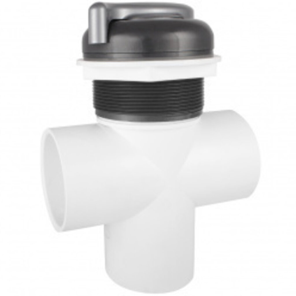 CMP 2" T omschakelklep met S-handgreep