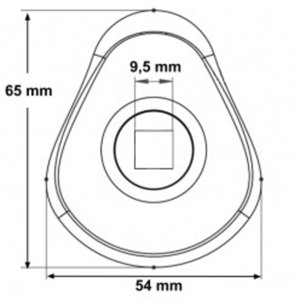 Wellis Wellis V2 waterregelklep handvat