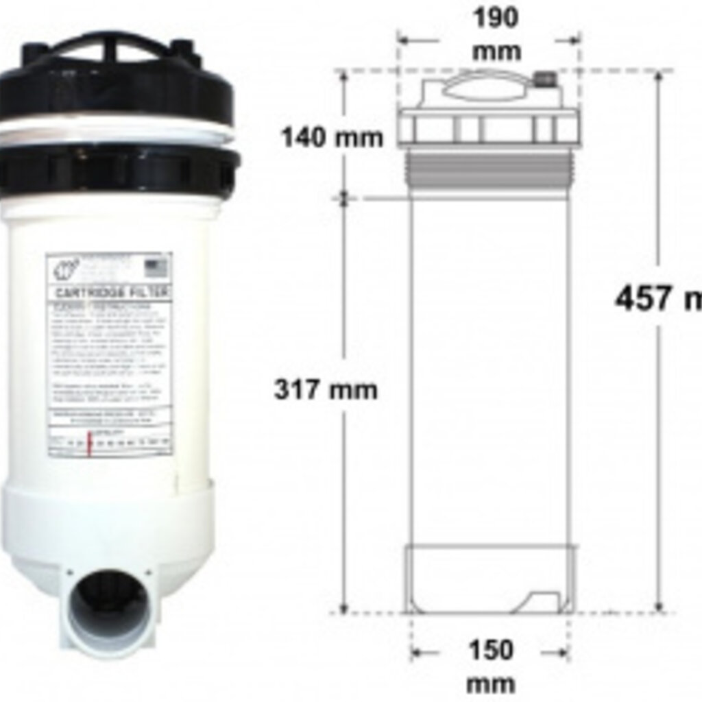 Waterway Europe Waterway Top-Load filter met brominator