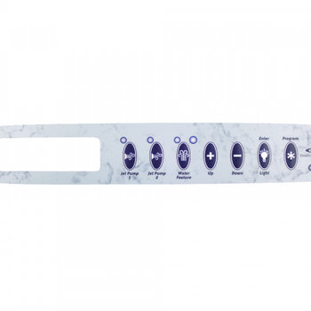 Gecko TSC-24 / TSC-25 7-knoppen overlay