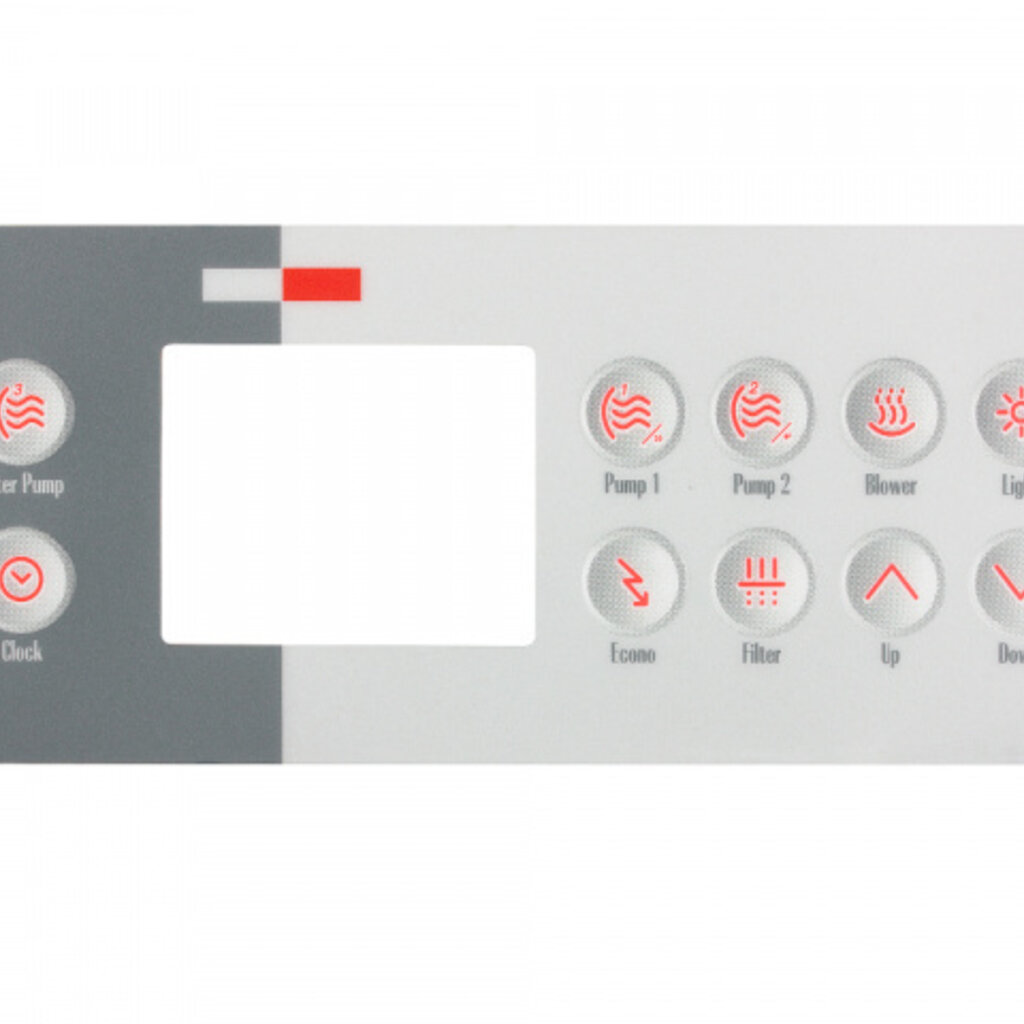 Gecko Gecko TSC-4 overlay, 10 knoppen