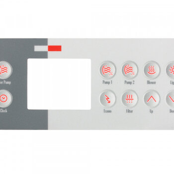 Gecko Gecko TSC-4 overlay, 10 knoppen