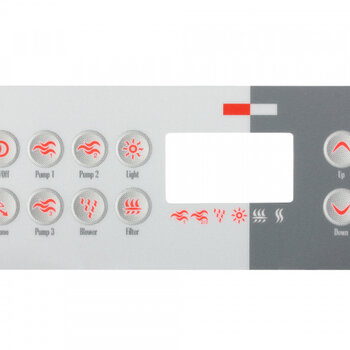 Gecko Gecko TSC-8 overlay, 10 knoppen