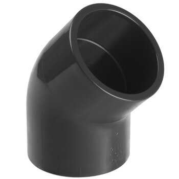 Waterway Europe 63 mm 45° elleboog