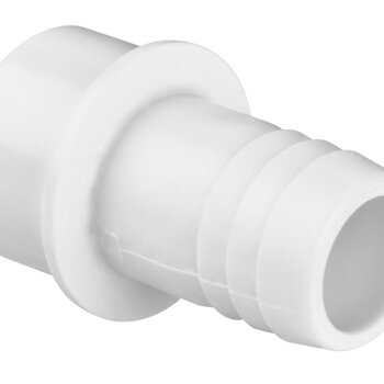 Waterway Europe 3/4" M or 1/2" F to 3/4" M geribbeld barb verloopstuk