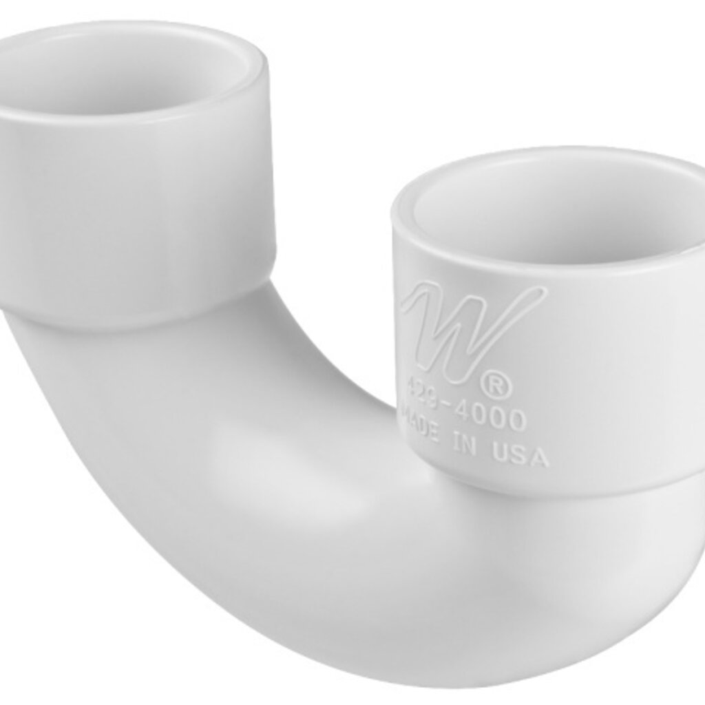 Waterway Europe 1.5" 180° F/F elleboog
