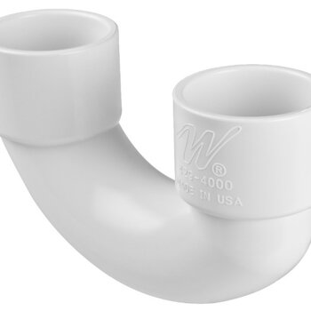 Waterway Europe 1.5" 180° F/F elleboog