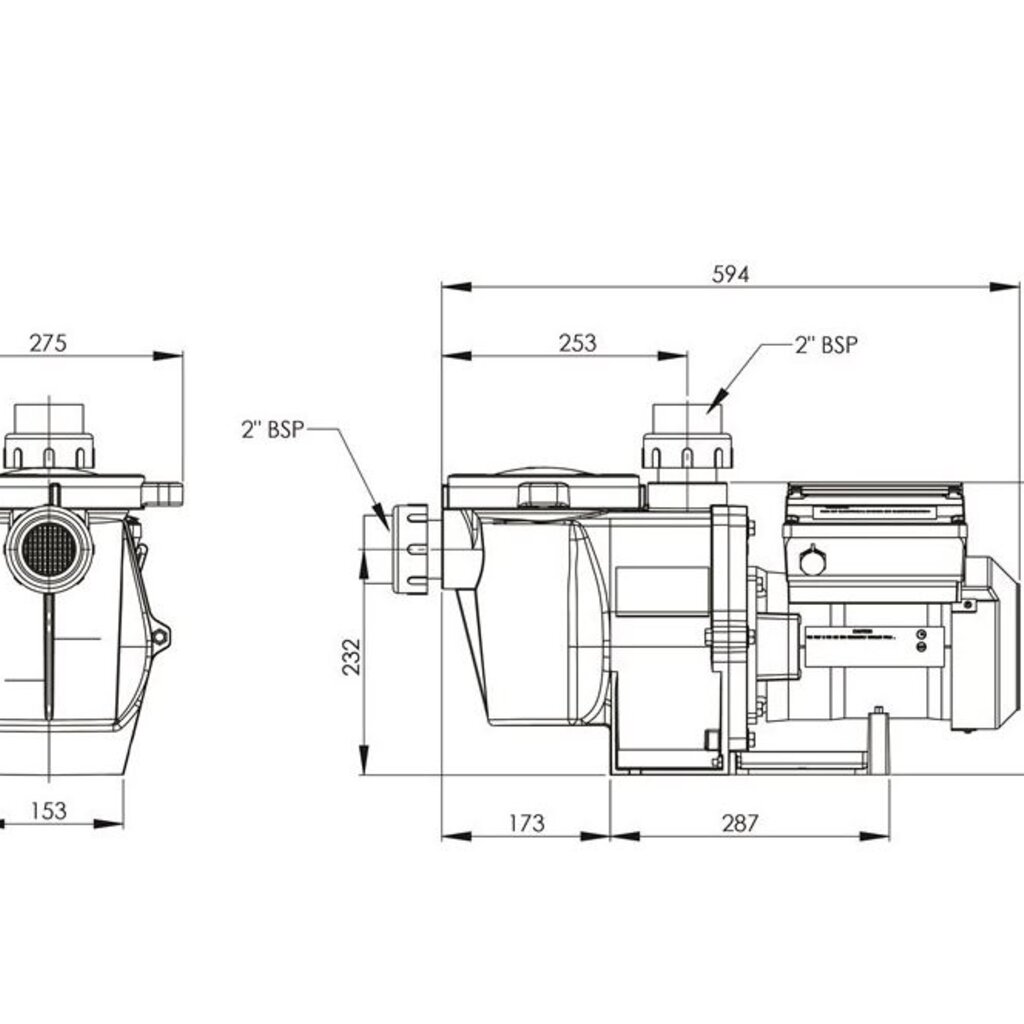 Pentair Intelliflo vsfd variabele snelheid 4,5 - 36 mÂ³/h