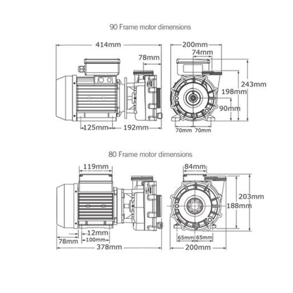 Gecko Aqua-Flo Flo-Master XP2e single speed pump