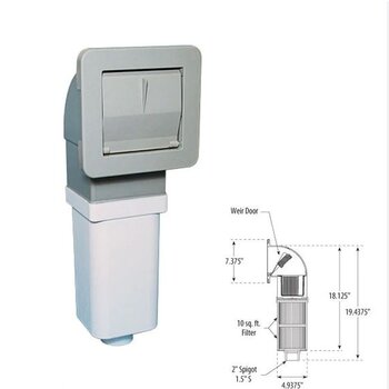 Waterway Europe Complete Waterway Flo-Pro Skimmer