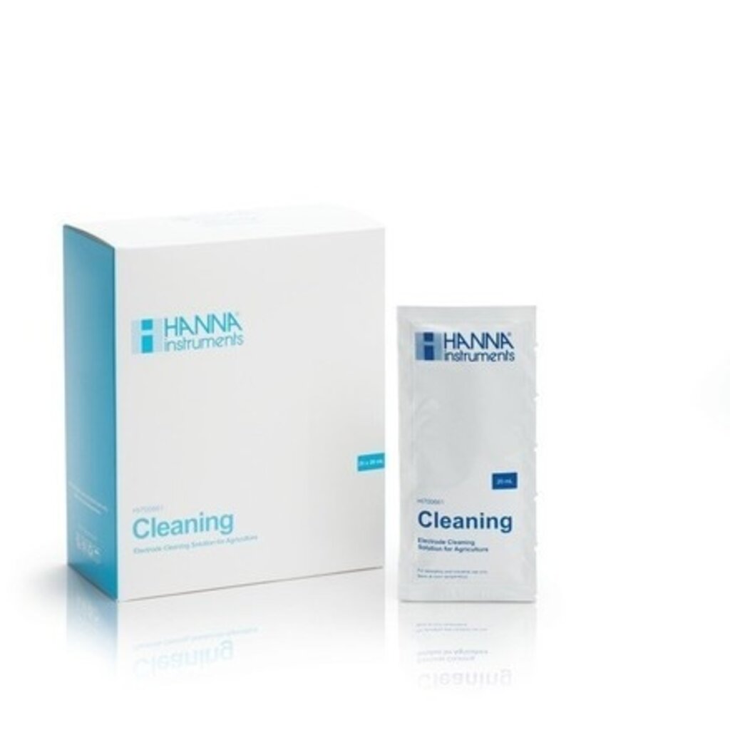 Hanna Instruments Reinigingsoplossing voor agricultuur, algemeen doel, 25 zakjes van 20 ml