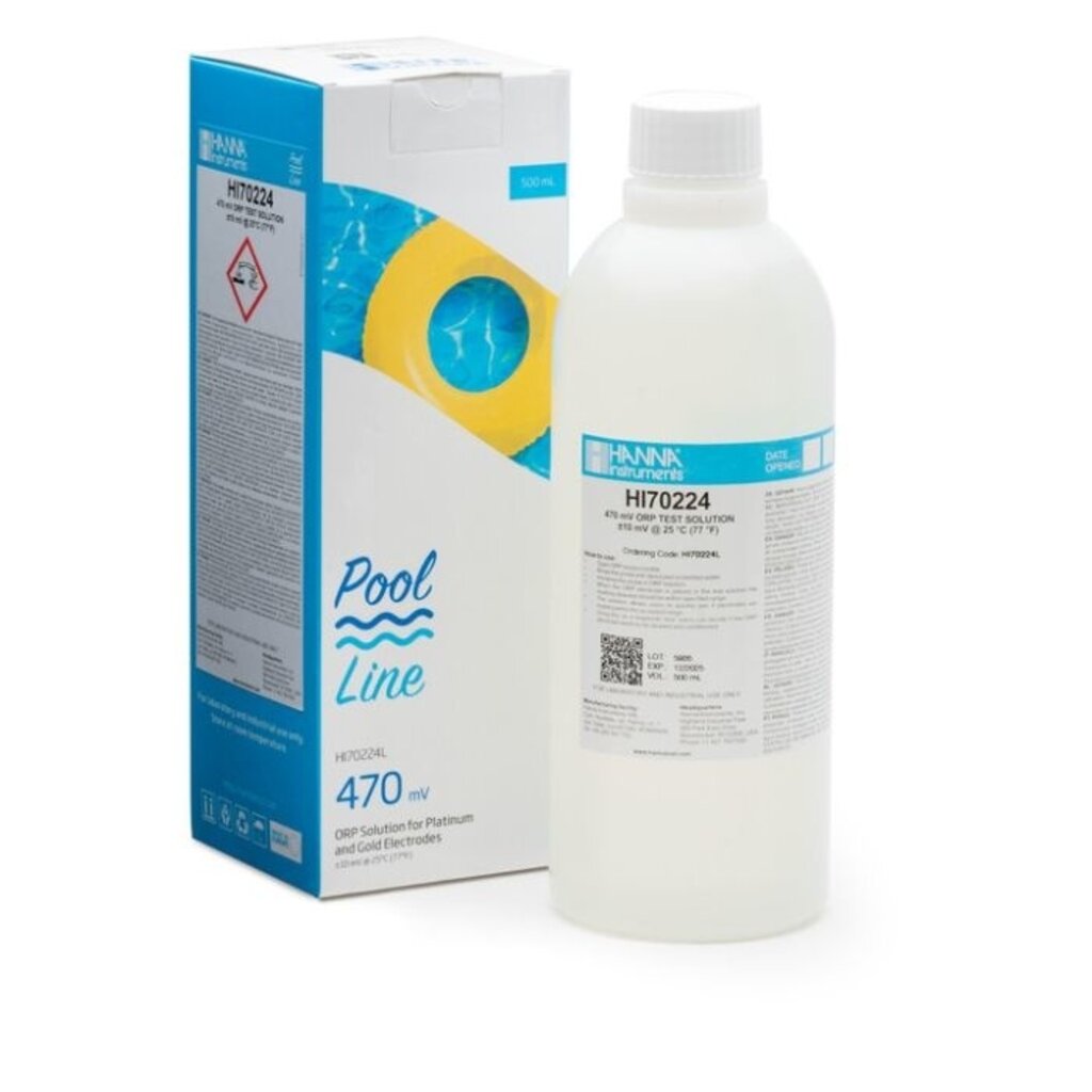Hanna Instruments ORP-testvloeistof 470 mV (fles 500 ml)