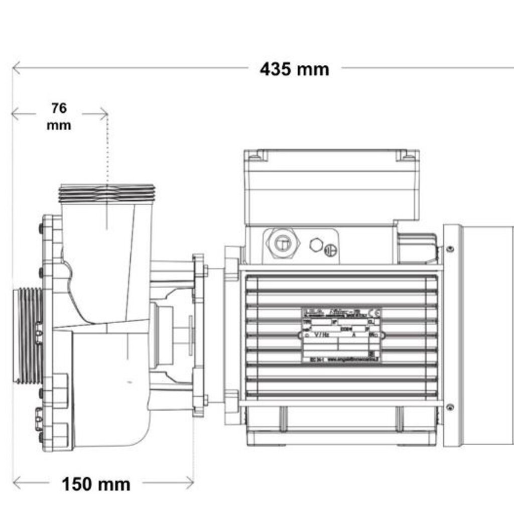 Waterway Europe Waterway Executive two-speed pump