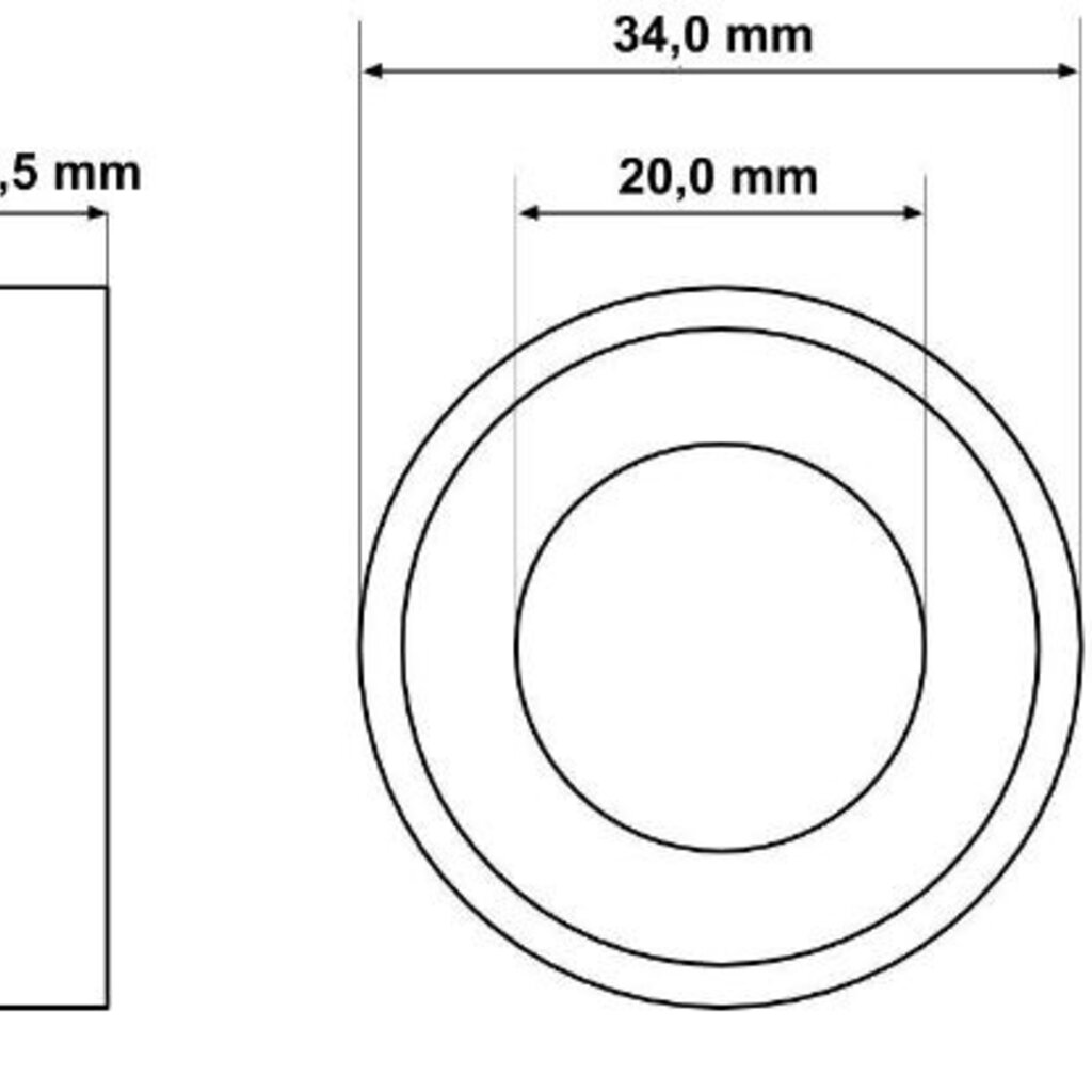 Balboa Mechanische asafdichting voor Balboa-pompen Ø 34 mm