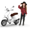 Kinder Elektroroller Vespa