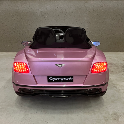 Bentley kinderauto Bentley Continental 12V 2-Sitzer Kinder elektroauto Metallisches Rosa