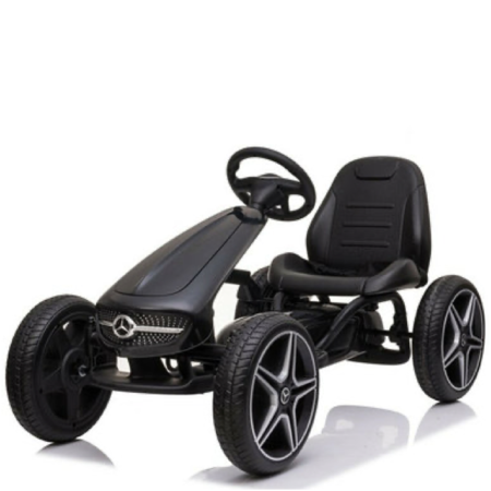 Mercedes kinderauto Go-Kart Mercedes-Benz Dreamkart, Tretauto Schwarz