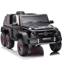 Mercedes G63 6x6 AMG Kinder-Elektroauto 12V Schwarz
