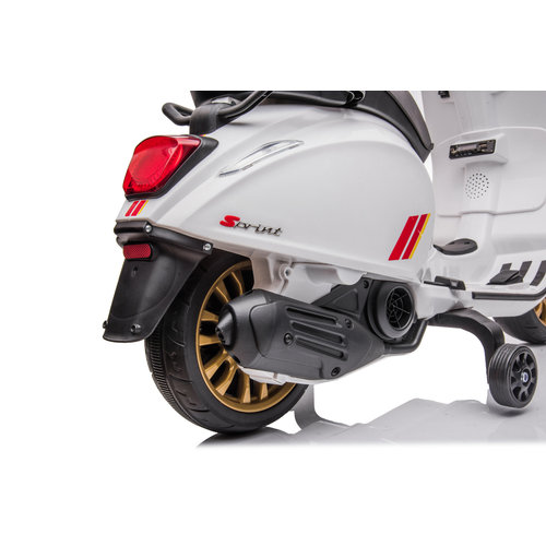 Vespa kinder roller Vespa Sprint kinder Elektroroller 6V Weiß
