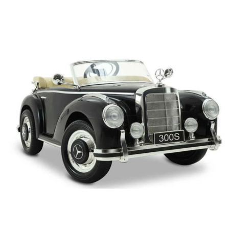 Mercedes kinderauto Mercedes 300S Kinder-Elektroauto 12V Metallic Schwarz