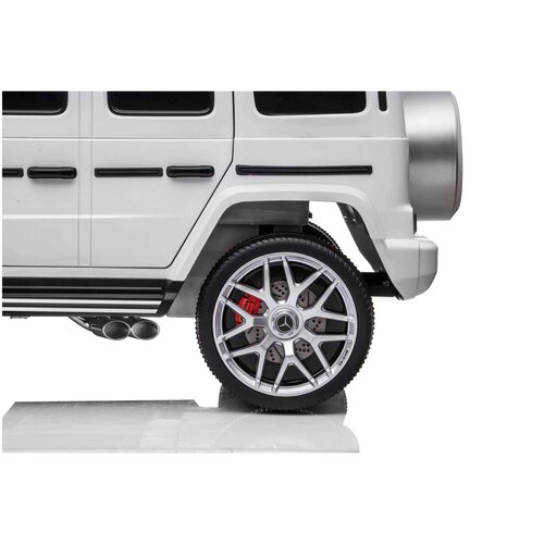 Mercedes kinderauto Mercedes G63 AMG  Kinder-Elektroauto 2-Sitzer 12V Weiß